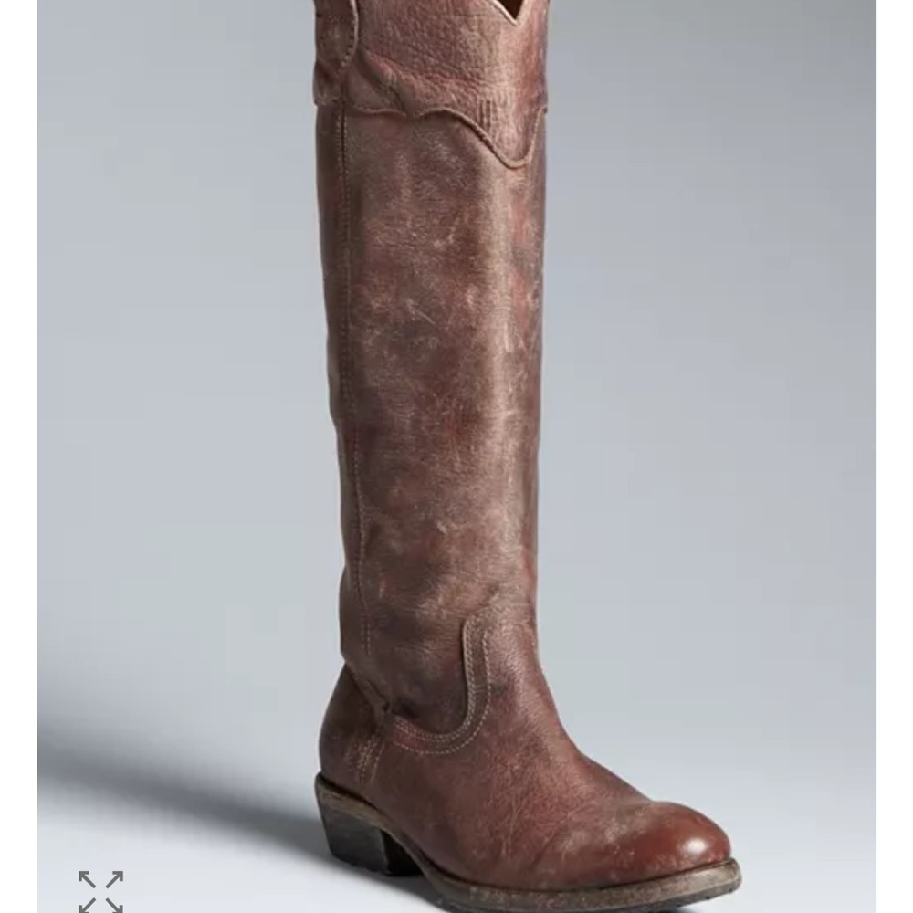 Frye 6 Carson lug riding western equestrian tall leather boot